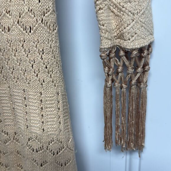 House of Harlow 1960 Tan Long Sleeve Bodycon Dress - Knit Dress - Medium - NWT - Picture 3 of 5